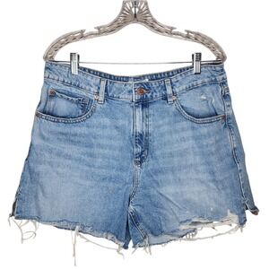 Garage Denim Vintage Cut-Off Distressed Shorts Womens Size 31 High Rise